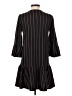 Slate & Willow Stripes Black Casual Dress Size XS - photo 2