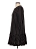 Slate & Willow Stripes Black Casual Dress Size XS - photo 5