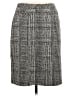 Talbots Houndstooth Gray Formal Skirt Size 6 - photo 1