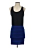 Forever 21 Color Block Blue Casual Dress Size S - photo 1