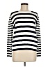 L.L.Bean Stripes White Pullover Sweater Size M - photo 1