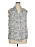 Tribal Silver Sleeveless Blouse Size XL - photo 1