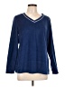 Liz Claiborne 100% Polyester Blue Pullover Sweater Size L - photo 1