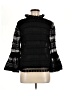 INA 100% Polyester Black Long Sleeve Blouse Size M - photo 1