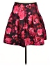 Gap 100% Polyester Floral Red Formal Skirt Size 10 - photo 1