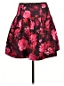 Gap 100% Polyester Floral Red Formal Skirt Size 10 - photo 2