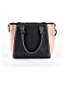 Diophy Color Block Black Satchel One size - photo 3