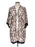 Walmart 100% Viscose Animal Print Brown Kimono Size Lg - XL - photo 1