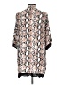 Walmart 100% Viscose Animal Print Brown Kimono Size Lg - XL - photo 2
