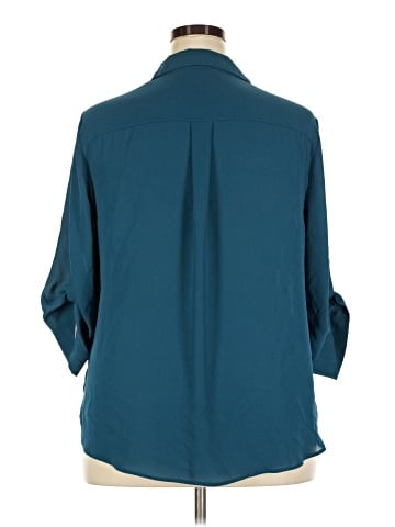 Torrid 3/4 Sleeve Blouse (view 2)