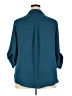 Torrid 100% Polyester Teal 3/4 Sleeve Blouse Size 2X Plus (2) - photo 2