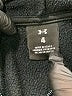 Under Armour 100% Polyester Black Zip Up Hoodie Size 4 - photo 3