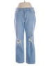 Old Navy Stripes Blue Jeans Size 14 - photo 1