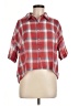 Freebird Plaid Red Short Sleeve Button-Down Shirt Size M - photo 1