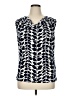 Kasper Ivory Blue Sleeveless Blouse Size XL - photo 1