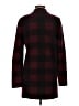 Talbots Plaid Burgundy Wool Cardigan Size S - photo 2