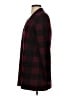 Talbots Plaid Burgundy Wool Cardigan Size S - photo 5