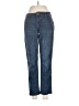 DKNY Jeans Chevron-herringbone Blue Jeans Size 4 - photo 1