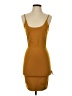 Dance & Marvel Solid Brown Casual Dress Size S - photo 1