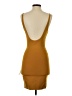 Dance & Marvel Solid Brown Casual Dress Size S - photo 2
