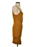 Dance & Marvel Solid Brown Casual Dress Size S - photo 4