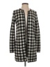 Talbots Checkered-gingham Black Cardigan Size XS - photo 1