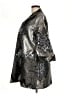 I.C. By Connie K 100% Polyester Metallic Silver Coat Size M - photo 5