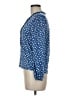 Boden Polka Dots Blue Long Sleeve Blouse Size 6 - photo 5