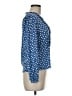 Boden Polka Dots Blue Long Sleeve Blouse Size 6 - photo 4