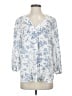 a.n.a. A New Approach White 3/4 Sleeve Blouse Size S - photo 1