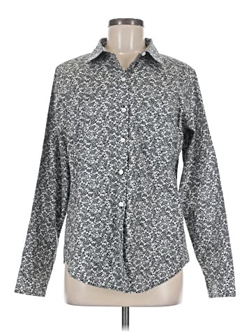 L.L.Bean Long Sleeve Button-Down Shirt (view 1)