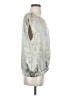 DKNY Jeans 100% Polyester Silver Sleeveless Blouse Size S - photo 4