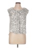 Ann Taylor LOFT Gray Sleeveless Blouse Size L - photo 1