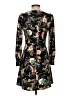 Ann Taylor LOFT Paisley Black Casual Dress Size 0 Petite - photo 2