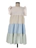 Shein 100% Polyester Color Block Blue Casual Dress Size M - photo 1