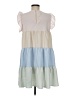 Shein 100% Polyester Color Block Blue Casual Dress Size M - photo 2
