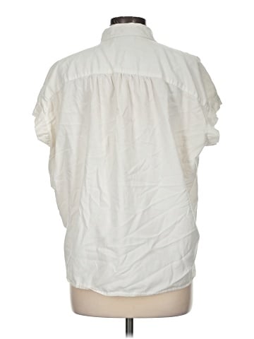 Madewell Central Shirt in Pure White (view 2)