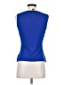 St. John Blue Sleeveless Top Size S - photo 2