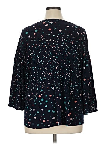 Evri 3/4 Sleeve Blouse (view 2)