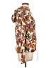 Lucky Brand 100% Linen Floral Multi Color Ivory Jacket Size L - photo 4