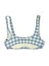 J.Crew Checkered-gingham Blue Swimsuit Top Size S (estimated) - photo 2