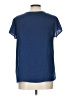 ModCloth 100% Polyester Blue Short Sleeve Blouse Size L - photo 2