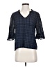 Dolan Blue 3/4 Sleeve Blouse Size S - photo 1
