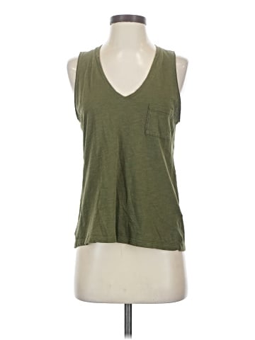 Madewell Whisper Cotton V-Neck Pocket Tank (view 1)