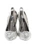BCBGMAXAZRIA Animal Print Silver Heels Size 8 1/2 - photo 2