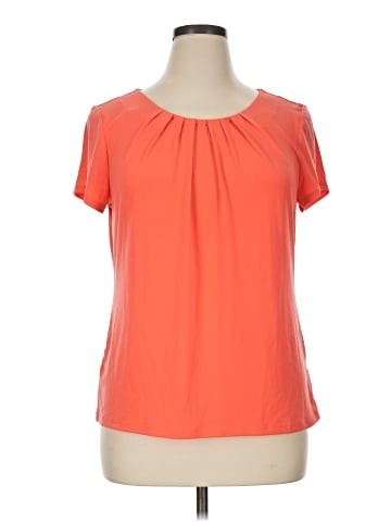 Worthington Short Sleeve Blouse (view 1)