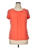 Worthington Orange Short Sleeve Blouse Size XL (petite) - photo 1