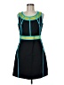 Etcetera Color Block Teal Cocktail Dress Size 6 - photo 1