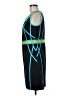 Etcetera Color Block Teal Cocktail Dress Size 6 - photo 5