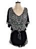 Ella Moss Paisley Black Romper Size S - photo 1